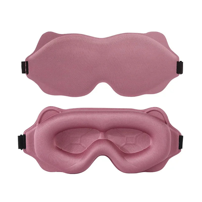 Masque pour les yeux de sommeil lesté pour le sommeil latéral hommes femmes masque de sommeil profilé 3D pas de pression oculaire 100% blocage doux confortable oeil by Sirius Flow