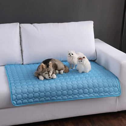 Tapis rafraîchissant pour chien, lit froid d'été pour animaux de compagnie, Extra Large pour petits et grands chiens, accessoires pour animaux de compagnie, couverture Durable pour chat, canapé, coussin de glace pour chat by Sirius Flow