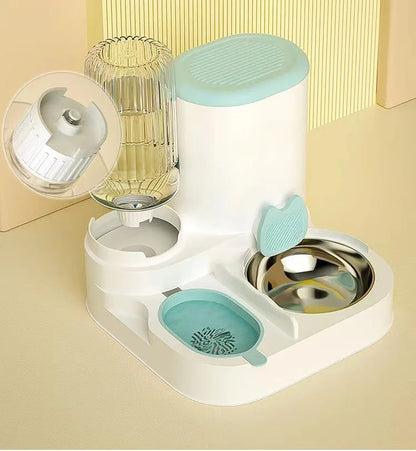 Bol pour chat mangeoire automatique pour chats, chiens, animaux domestiques, distributeurs d'eau, bol pour chat intégré, bassin de nourriture pour chat, chiens, manger, boire by Sirius Flow