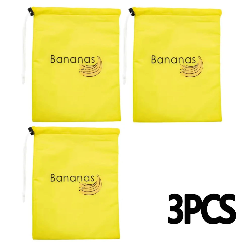 Sacs De Rangement Pour Banane Jaune Avec Cordon Serrage 1 2 3 5 Pièces - Sirius Flow 