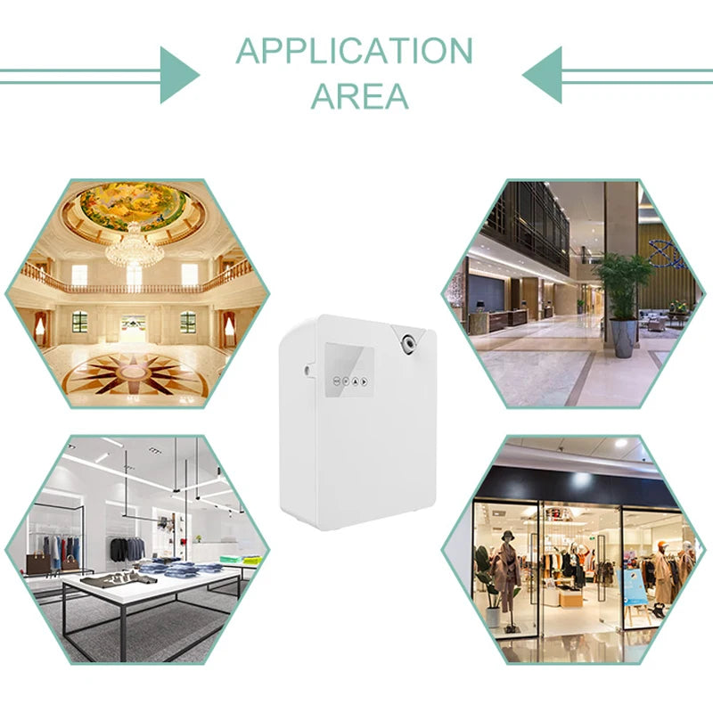 Diffuseur d'arôme pour désodorisant domestique, pulvérisateur d'aromathérapie, dispositif de parfum d'hôtel, Machine de parfum de pièce intelligente, contrôle par application by Sirius Flow