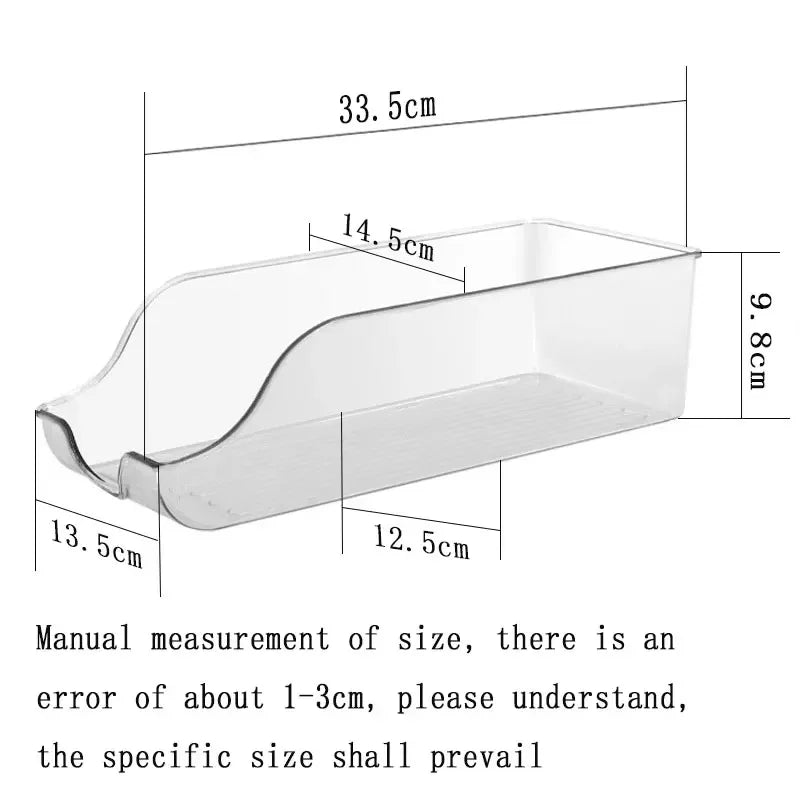 Boîtes de rangement de cuisine 1 pièce, boîtes de stockage de Soda, réfrigérateur congélateur, distributeurs de stockage, conteneur organisateur d'accessoires de cuisine by Sirius Flow