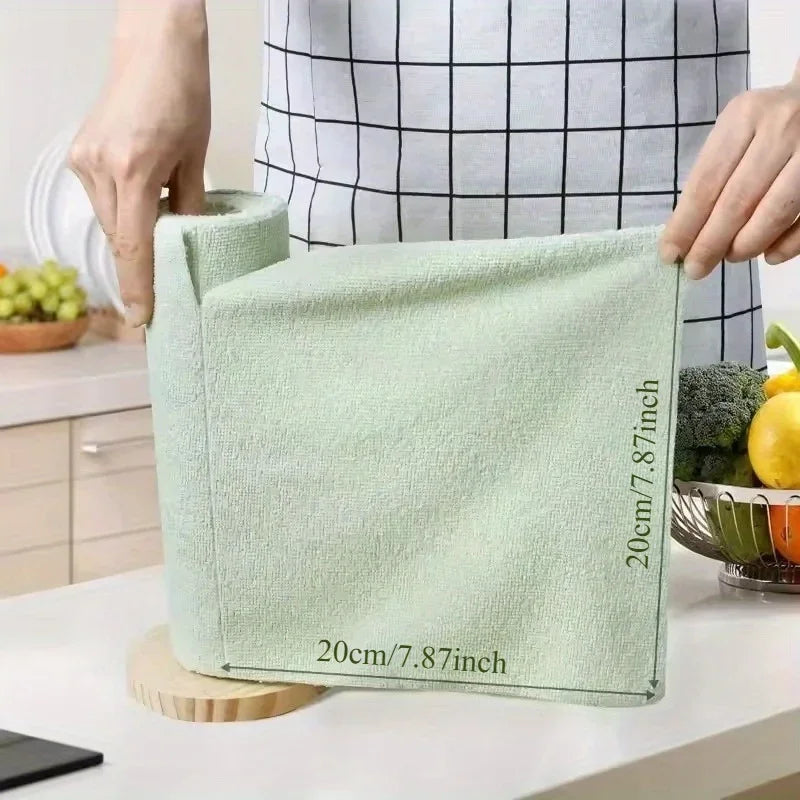 Torchon Microfibre Double Face Multifonctionnel Pour Ustensiles Cuisine 20 Feuilles - Sirius Flow 