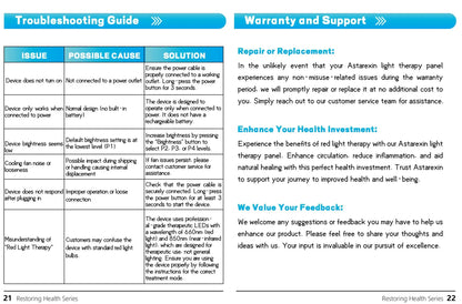 Astarexin – panneau de thérapie à la lumière rouge, dispositif LED Anti-inflammatoire pour le visage, soins de la peau, lampe 660nm850nm pour soulager la douleur Anti-âge by Sirius Flow