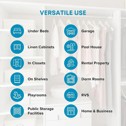 Conteneurs de rangement pliables sous le lit, avec fenêtre transparente, organisateurs de jouets sous le lit et sacs de rangement pour vêtements, bacs de rangement pour placard by Sirius Flow