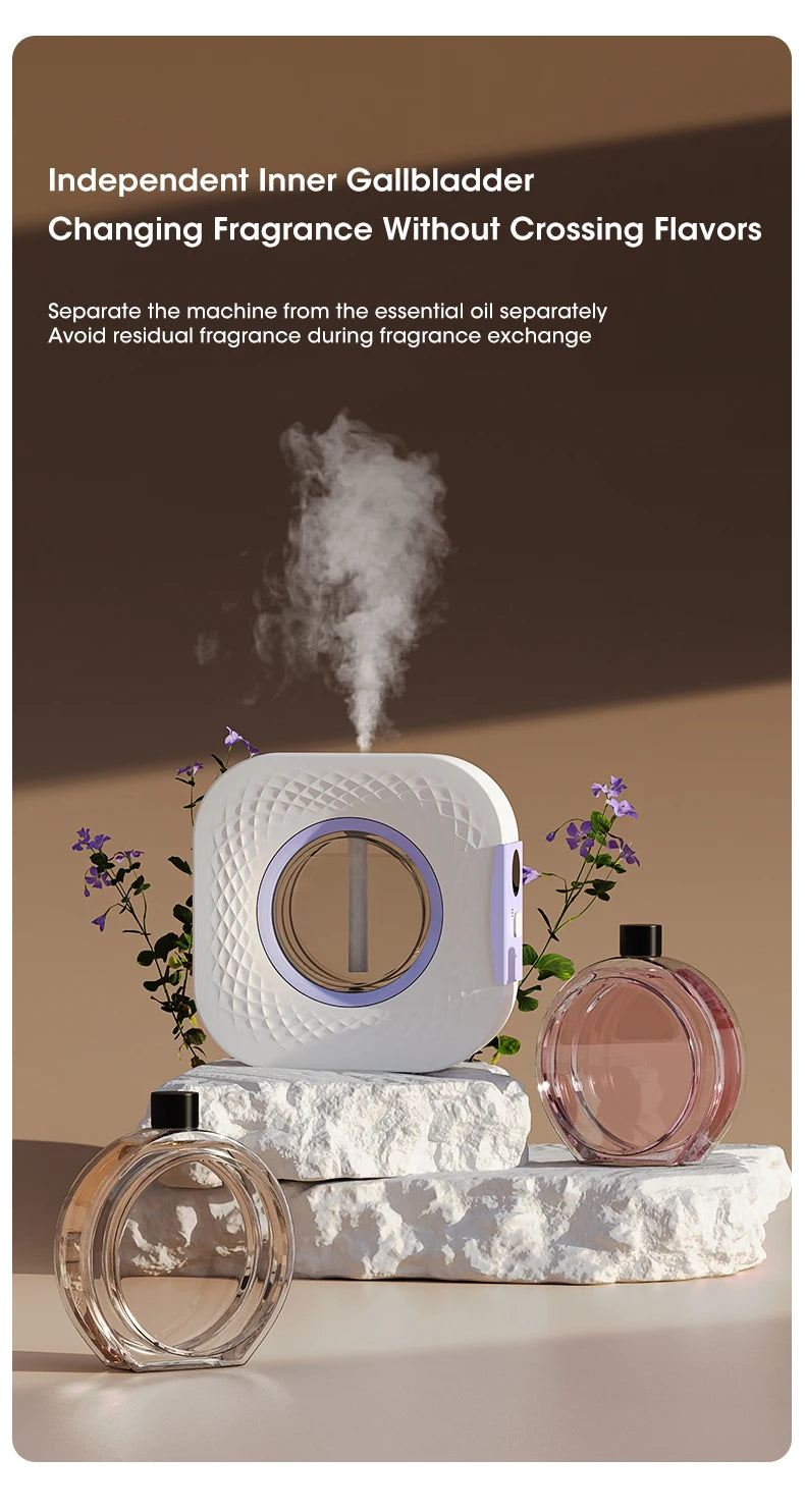 Shangri-la – diffuseur de bureau et maison, Machine d'aromathérapie, purificateur d'air intelligent USB avec affichage, pour voiture, salle de bain, désodorisation de l'air by Sirius Flow