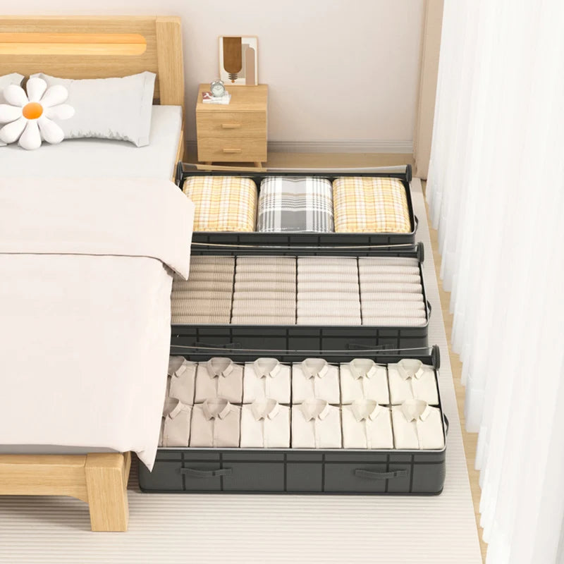 Grand sac de rangement pour vêtements sous le lit, 1 pièce, sac de rangement pliable pour vêtements, couette, sac pour chien, sac de rangement pour dortoir de chambre à coucher by Sirius Flow