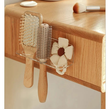 Porte-peigne mural en acrylique, étagère de rangement transparente, brosses à cheveux, accessoires pour la maison, T1 by Sirius Flow