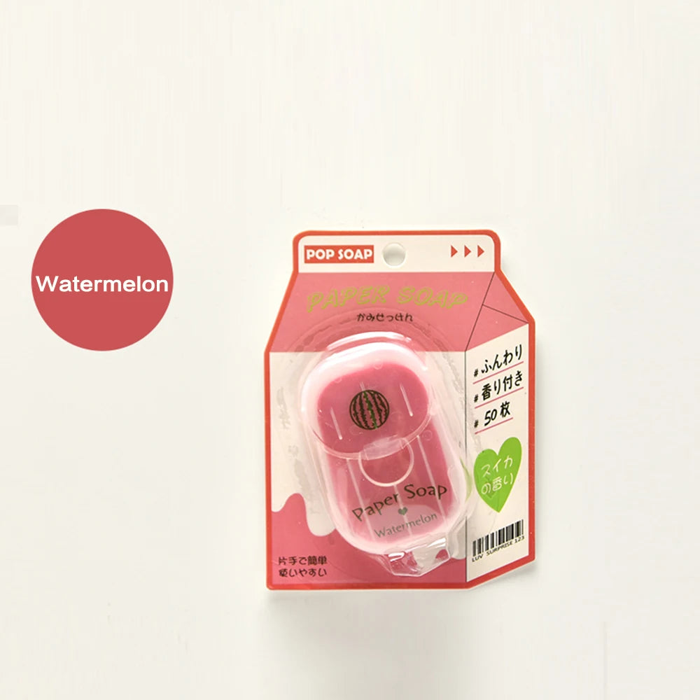 Feuilles De Savon Portables Sans Alcool Pour Voyage Pour Mains Hygiéniques 50 Feuilles - Sirius Flow 