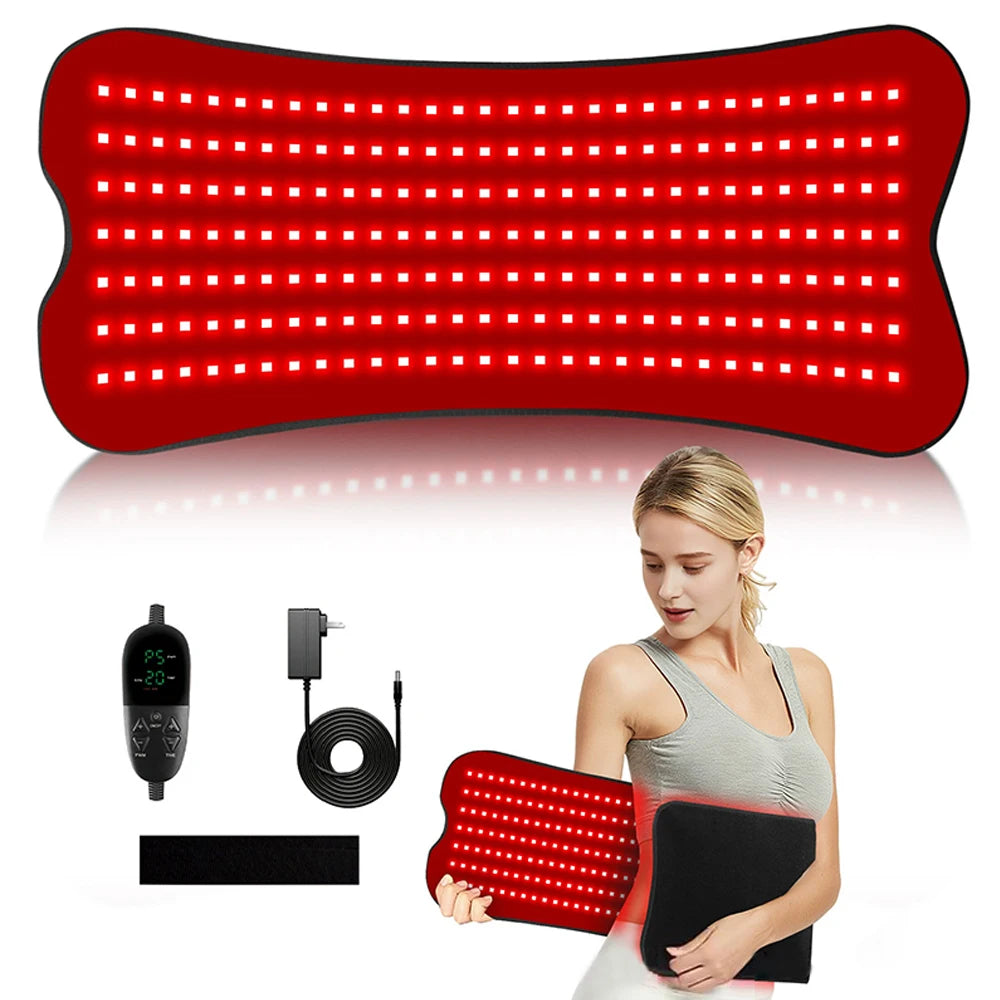 Coussin de thérapie par la lumière infrarouge rouge à 210 led, dispositifs de beauté pour le visage, le corps, le dos, les genoux, les mains et les pieds, coussin chauffant Portable 660nm 850nm by Sirius Flow