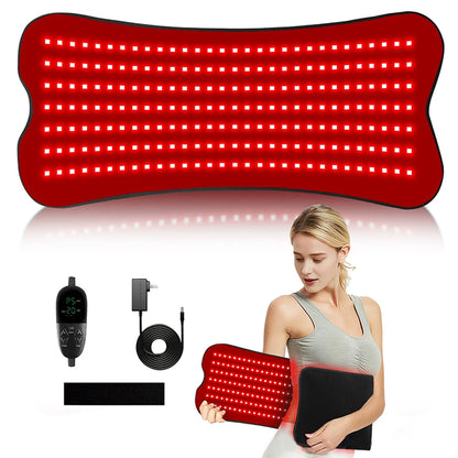 Coussin de thérapie par la lumière infrarouge rouge à 210 led, dispositifs de beauté pour le visage, le corps, le dos, les genoux, les mains et les pieds, coussin chauffant Portable 660nm 850nm by Sirius Flow