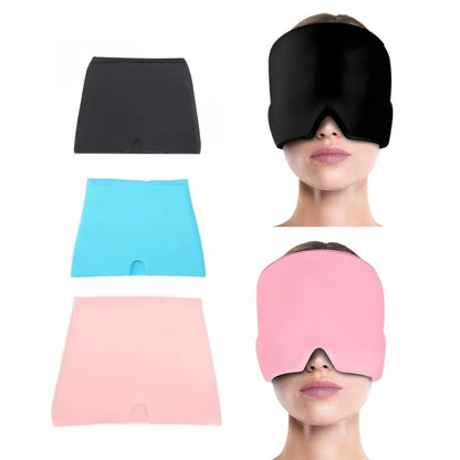 Gel de Migraine, enveloppe de tête de glace, compresse froide et compresse chaude, masque facial, outil de sommeil by Sirius Flow