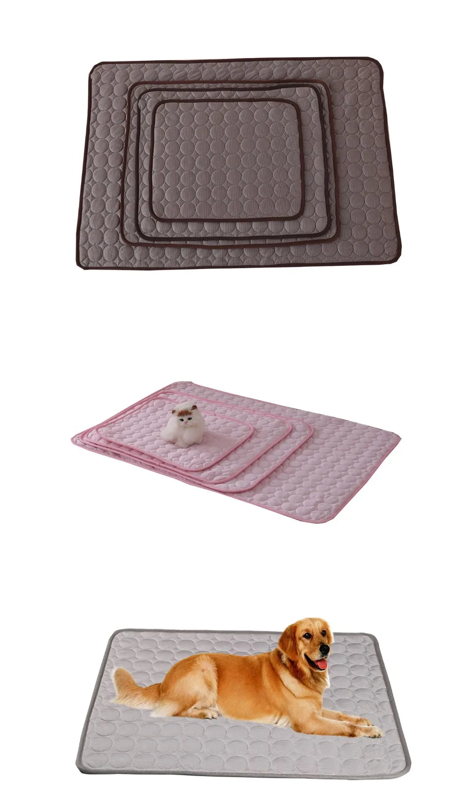 Tapis rafraîchissant pour chien, lit froid d'été pour animaux de compagnie, Extra Large pour petits et grands chiens, accessoires pour animaux de compagnie, couverture Durable pour chat, canapé, coussin de glace pour chat by Sirius Flow