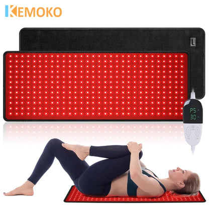 Coussin de thérapie par la lumière rouge et infrarouge, dispositifs de beauté LED 360psc 660nm 720psc 850nm, thérapie par la lumière infrarouge rouge by Sirius Flow