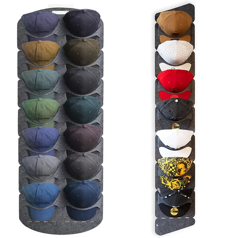 Feutre chapeau support de rangement support de casquette sac mural Clip organisateur placard Baseball visière voyage casquette organisateur mural porte-chapeaux nouveau by Sirius Flow