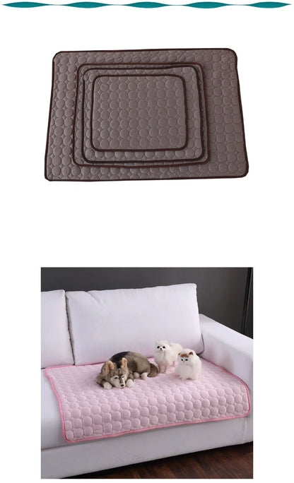 Tapis rafraîchissant pour chien, lit froid d'été pour animaux de compagnie, Extra Large pour petits et grands chiens, accessoires pour animaux de compagnie, couverture Durable pour chat, canapé, coussin de glace pour chat by Sirius Flow