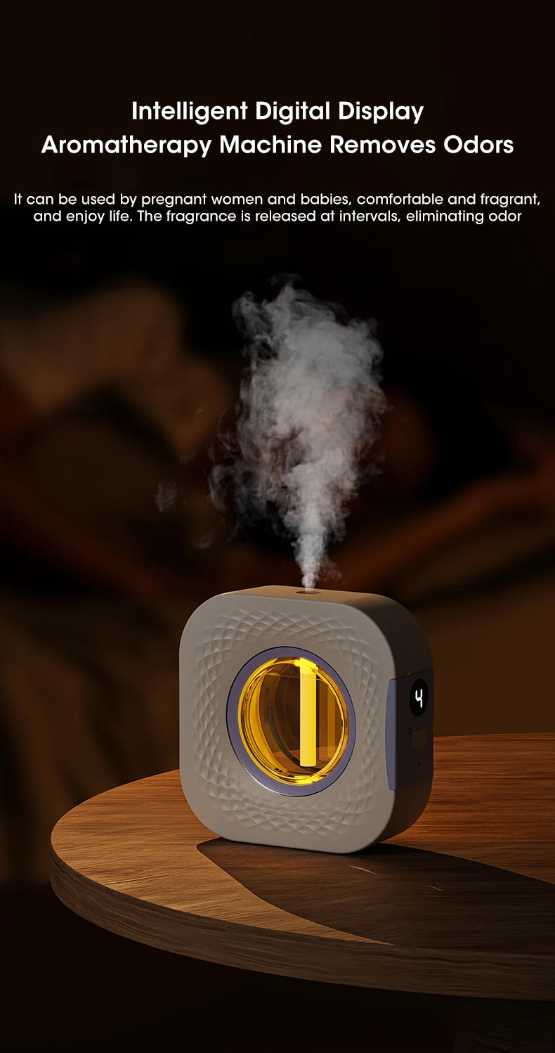 Shangri-la – diffuseur de bureau et maison, Machine d'aromathérapie, purificateur d'air intelligent USB avec affichage, pour voiture, salle de bain, désodorisation de l'air by Sirius Flow