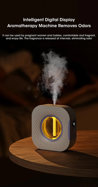 Shangri-la – diffuseur de bureau et maison, Machine d'aromathérapie, purificateur d'air intelligent USB avec affichage, pour voiture, salle de bain, désodorisation de l'air by Sirius Flow