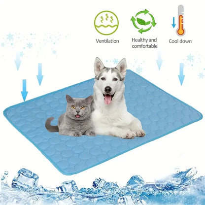 Tapis rafraîchissant pour chien, lit froid d'été pour animaux de compagnie, Extra Large pour petits et grands chiens, accessoires pour animaux de compagnie, couverture Durable pour chat, canapé, coussin de glace pour chat by Sirius Flow