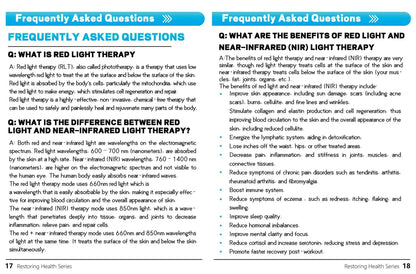 Astarexin – panneau de thérapie à la lumière rouge, dispositif LED Anti-inflammatoire pour le visage, soins de la peau, lampe 660nm850nm pour soulager la douleur Anti-âge by Sirius Flow