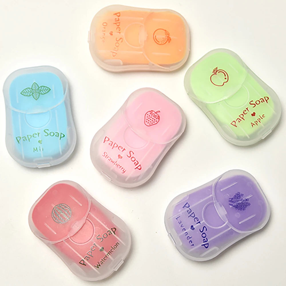 Feuilles De Savon Portables Sans Alcool Pour Voyage Pour Mains Hygiéniques 50 Feuilles - Sirius Flow 