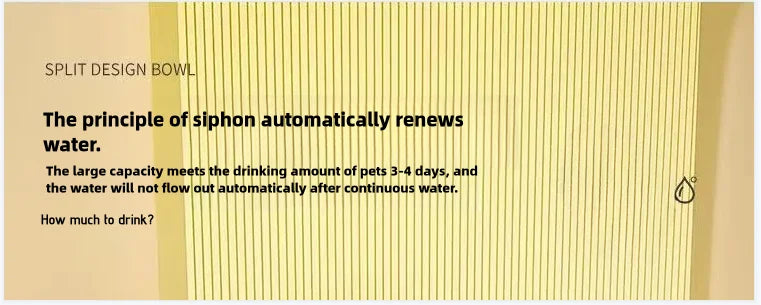 Bol pour chat mangeoire automatique pour chats, chiens, animaux domestiques, distributeurs d'eau, bol pour chat intégré, bassin de nourriture pour chat, chiens, manger, boire by Sirius Flow