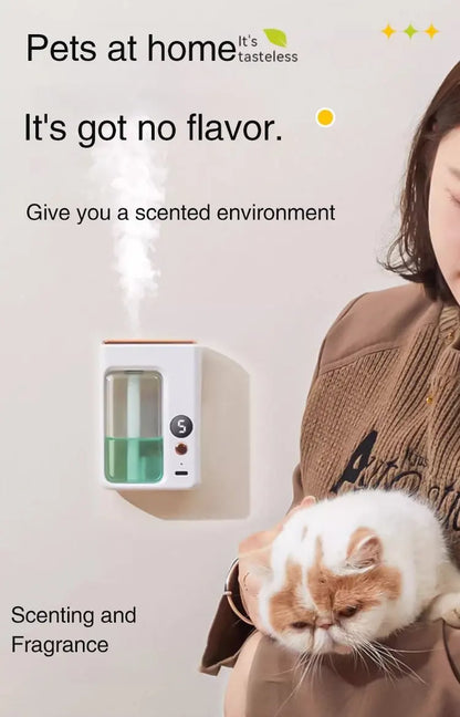 Diffuseur automatique de parfum de voiture d'aromathérapie, avec affichage, humidificateur d'huile essentielle, désodorisation de salle de bains, désodorisant au jasmin by Sirius Flow