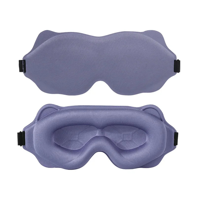 Masque pour les yeux de sommeil lesté pour le sommeil latéral hommes femmes masque de sommeil profilé 3D pas de pression oculaire 100% blocage doux confortable oeil by Sirius Flow