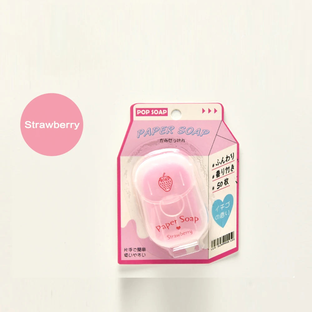 Feuilles De Savon Portables Sans Alcool Pour Voyage Pour Mains Hygiéniques 50 Feuilles - Sirius Flow 