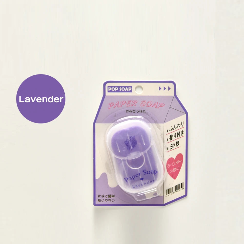 Feuilles De Savon Portables Sans Alcool Pour Voyage Pour Mains Hygiéniques 50 Feuilles - Sirius Flow 