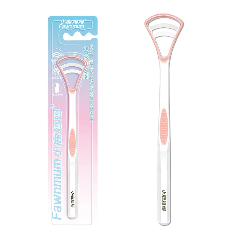 Fawnmum Grattoir À Langue Silicone Haleine Fraîche Pour Adultes Hygiène Buccale Facile Et Efficace - Sirius Flow 
