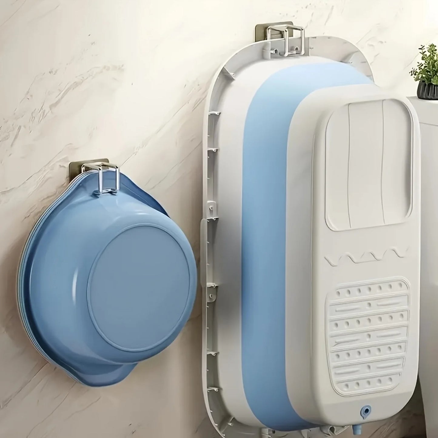 Crochet De Lavabo Acier Inoxydable Sans Poinçon Porte Serviettes Suspendu - Sirius Flow 