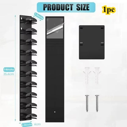 Porte-casquette mural à 10 grilles, porte-chapeau, casquette de Baseball, porte-serviettes, cintre de placard, organisateur de rangement, accessoires gain de place by Sirius Flow