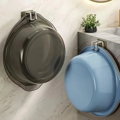 Crochet De Lavabo Acier Inoxydable Sans Poinçon Porte Serviettes Suspendu - Sirius Flow 