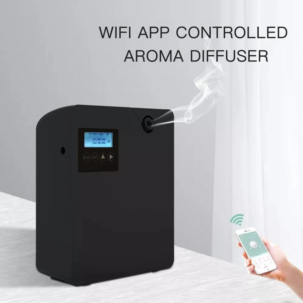 Diffuseur d'arôme pour désodorisant domestique, pulvérisateur d'aromathérapie, dispositif de parfum d'hôtel, Machine de parfum de pièce intelligente, contrôle par application by Sirius Flow