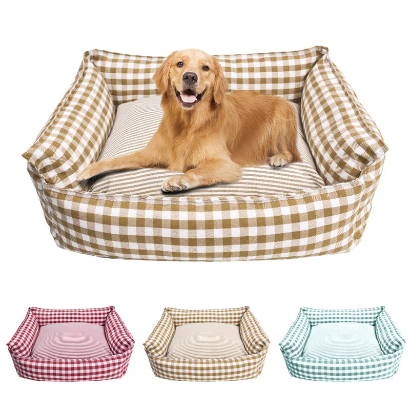 Lit pour chien chats chiot maison chenil pour chiens d'intérieur petit moyen chat canapé pour animaux de compagnie lit de couchage meubles fournitures pour animaux de compagnie accessoires by Sirius Flow