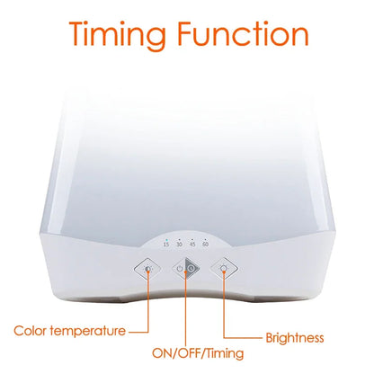 Lampe de photothérapie à LED pour trouble affectif à la lumière du jour bionique, veilleuse de thérapie fatiguée sans liste, gradation en continu, lampe d'instituts, SAD by Sirius Flow
