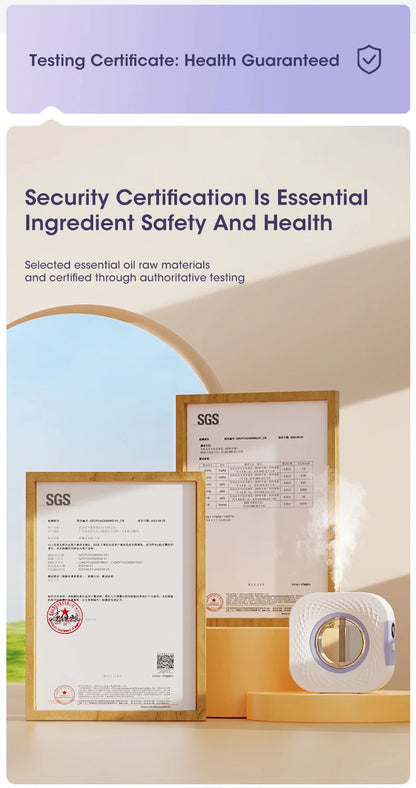 Shangri-la – diffuseur de bureau et maison, Machine d'aromathérapie, purificateur d'air intelligent USB avec affichage, pour voiture, salle de bain, désodorisation de l'air by Sirius Flow