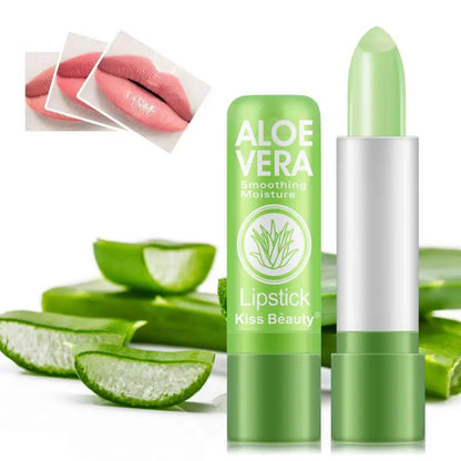 Baume Lèvres Hydratant Aloe Vera Couleur Changeante Longue Durée Soin Maquillage - Sirius Flow 