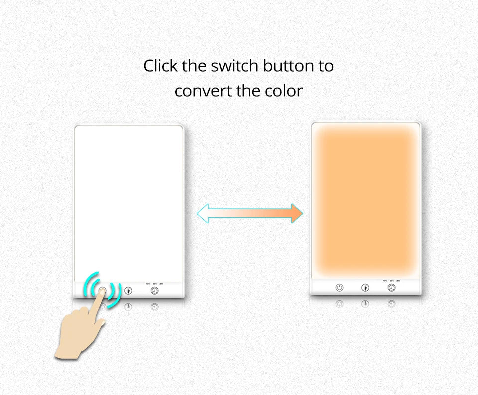Lampe de thérapie à la lumière triste 5V, traitement des troubles affactifs saisonniers, photothérapie bionique, dépression de la lumière du soleil, lampe Anti-fatigue by Sirius Flow