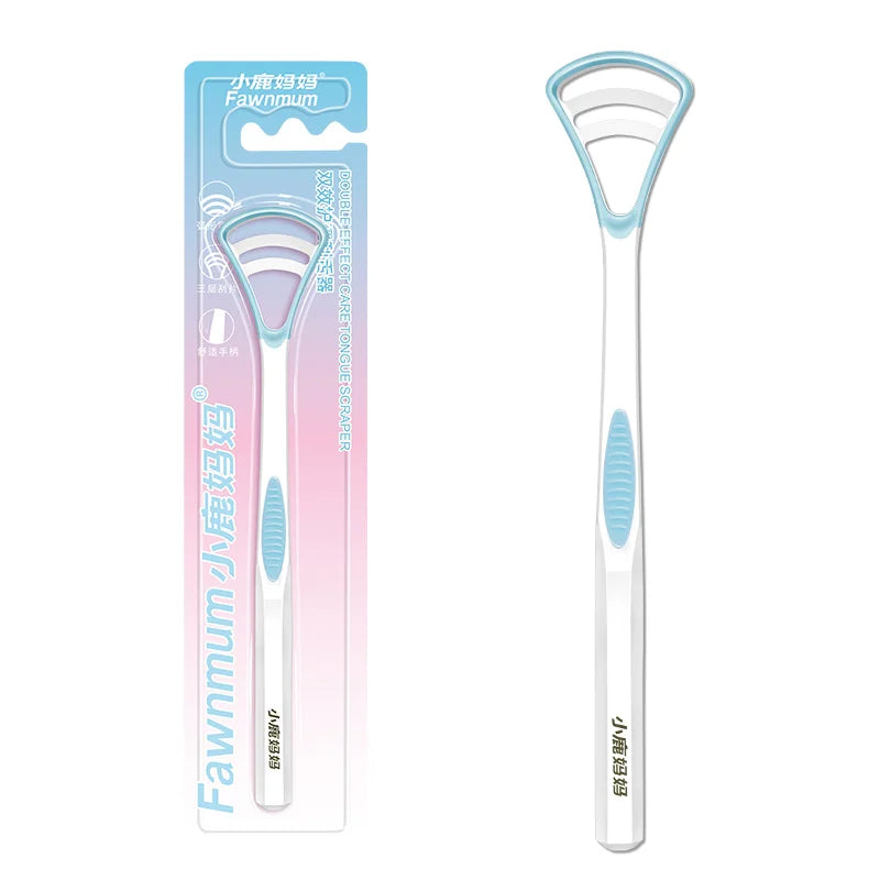 Fawnmum Grattoir À Langue Silicone Haleine Fraîche Pour Adultes Hygiène Buccale Facile Et Efficace - Sirius Flow 