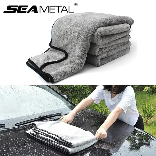 Seametal Serviette Lavage Voiture Microfibre Ultra Absorbante 40x100cm - Sirius Flow 