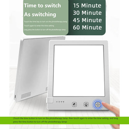 Lumière de photothérapie LED triste lumière du jour bionique trouble efficace lampe USB soulagement sans liste lumières de thérapie fatiguées bouton tactile by Sirius Flow