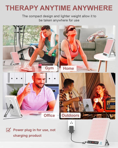 Astarexin – panneau de thérapie à la lumière rouge, dispositif LED Anti-inflammatoire pour le visage, soins de la peau, lampe 660nm850nm pour soulager la douleur Anti-âge by Sirius Flow