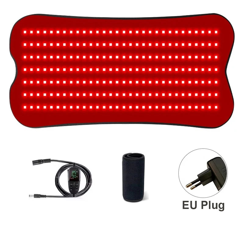 Coussin de thérapie par la lumière infrarouge rouge à 210 led, dispositifs de beauté pour le visage, le corps, le dos, les genoux, les mains et les pieds, coussin chauffant Portable 660nm 850nm by Sirius Flow
