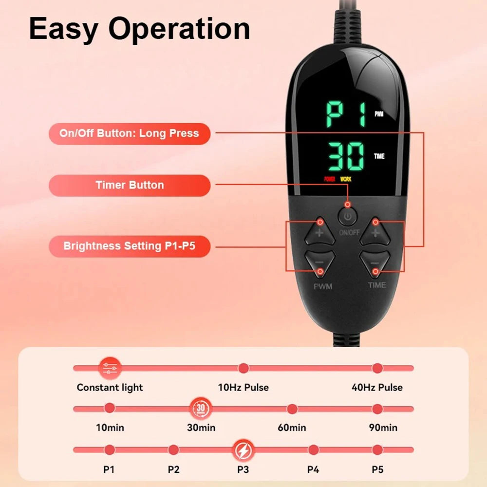Coussin de thérapie par la lumière infrarouge rouge à 210 led, dispositifs de beauté pour le visage, le corps, le dos, les genoux, les mains et les pieds, coussin chauffant Portable 660nm 850nm by Sirius Flow