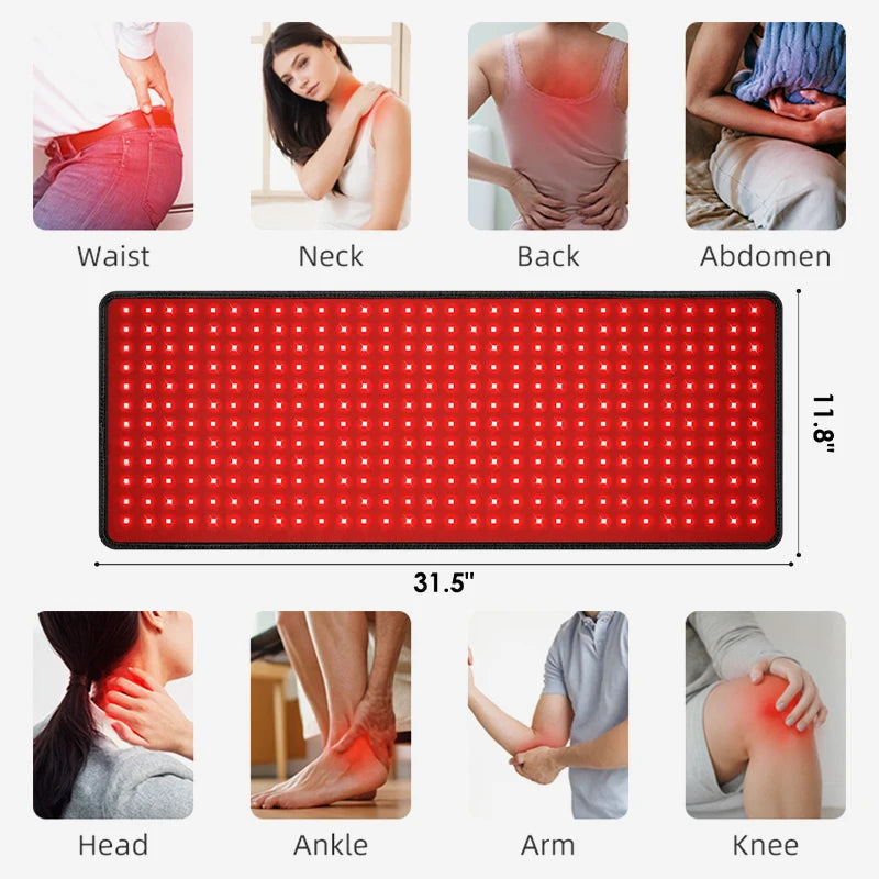 Coussin de thérapie par la lumière rouge et infrarouge, dispositifs de beauté LED 360psc 660nm 720psc 850nm, thérapie par la lumière infrarouge rouge by Sirius Flow