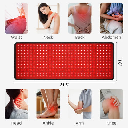 Coussin de thérapie par la lumière rouge et infrarouge, dispositifs de beauté LED 360psc 660nm 720psc 850nm, thérapie par la lumière infrarouge rouge by Sirius Flow
