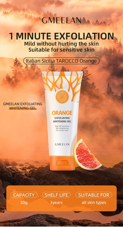 Gel exfoliant Orange dissolvant de taches morts éclaircir Peeling 50g réparation douce gommage blanchir hydratant soin de la peau coréen by Sirius Flow