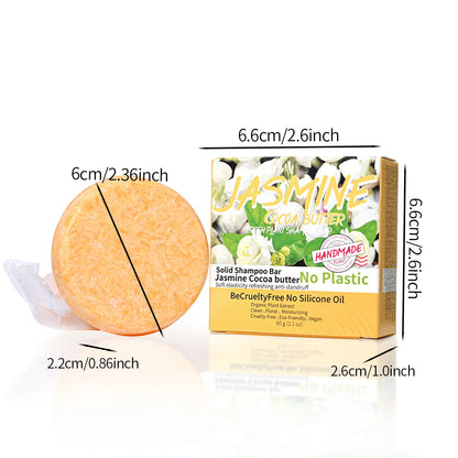 Shampoing Parfumé Jasmin Fait Main En Bâton Solide À Huile Végétale - Sirius Flow 
